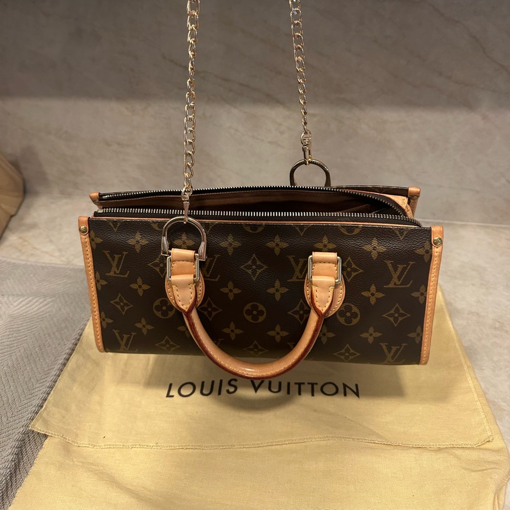 Louis Vuitton Brown Monogram Satchel - Picture 6 of 11